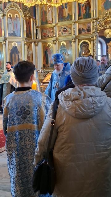Архиерейское богослужение Акафист Похвала Пресвятой Богородицы. 27.03.26.г
