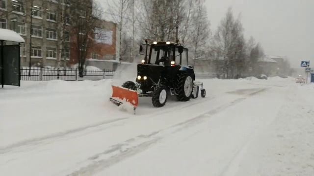 очистка дорог от снега 238 часть