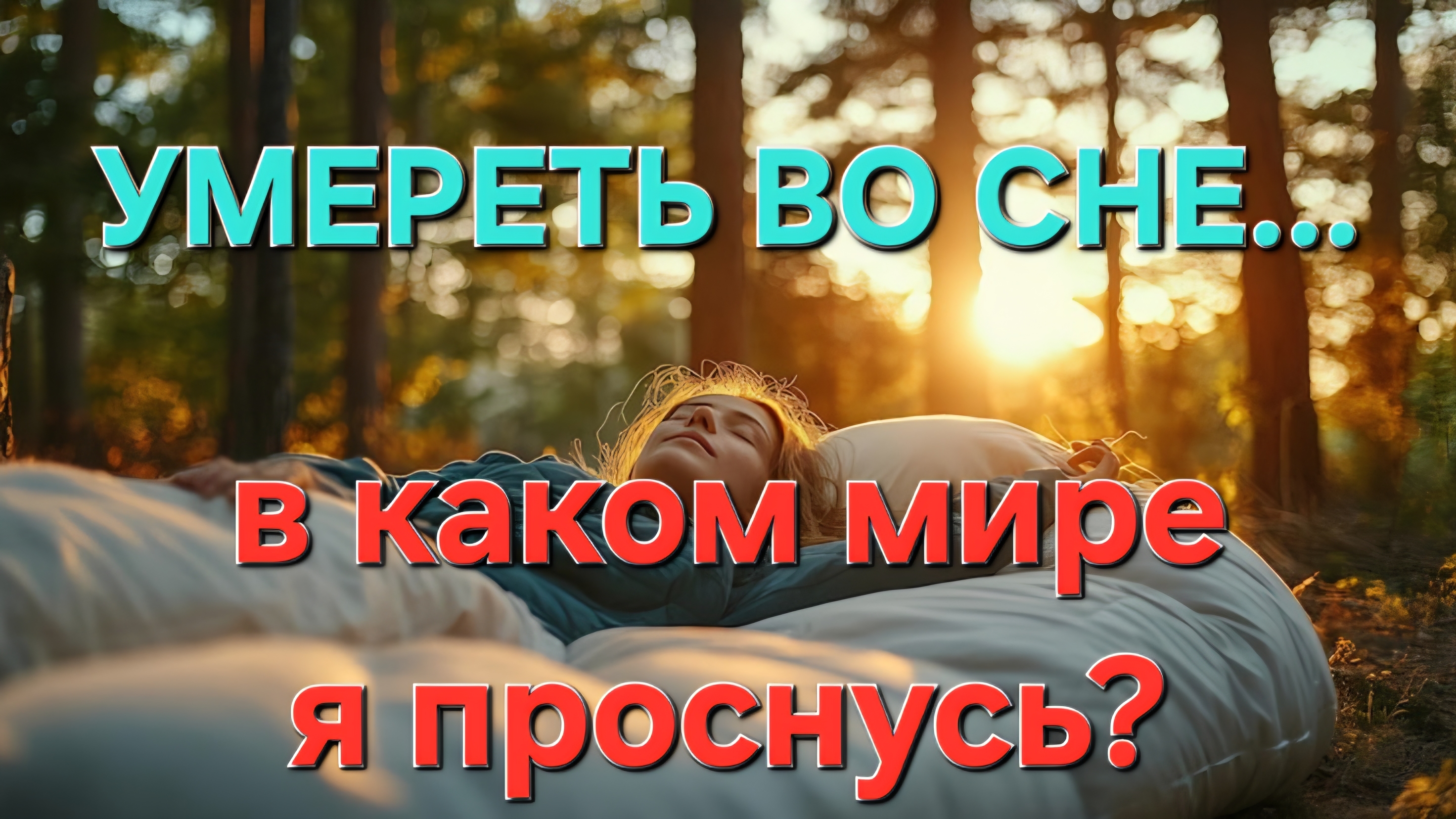 Умереть во сне. Где проснусь?