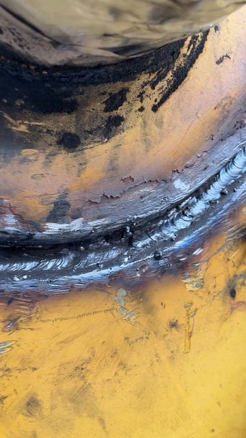 Сварка трещины на стреле экскаватора