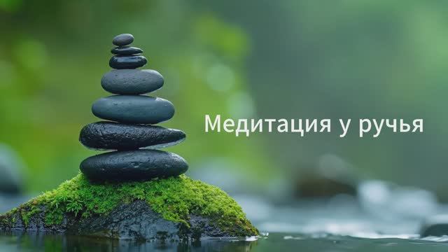 Медитация у ручья. Гармония. Покой.