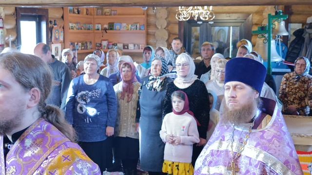 Проповедь епископа Гавриила в храме святой равноапостольной Ольги в дер Верхнее Мошево