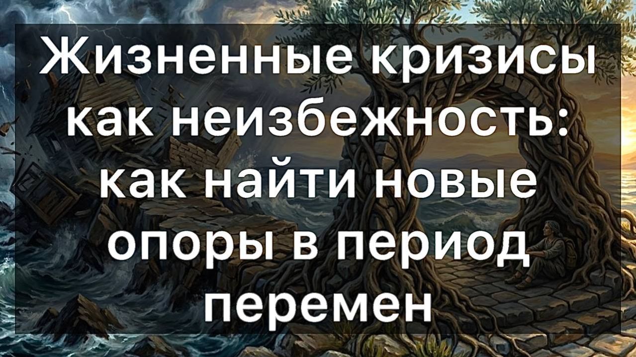 Жизненные кризисы как норма и неизбежность: как найти новые опоры в период перемен