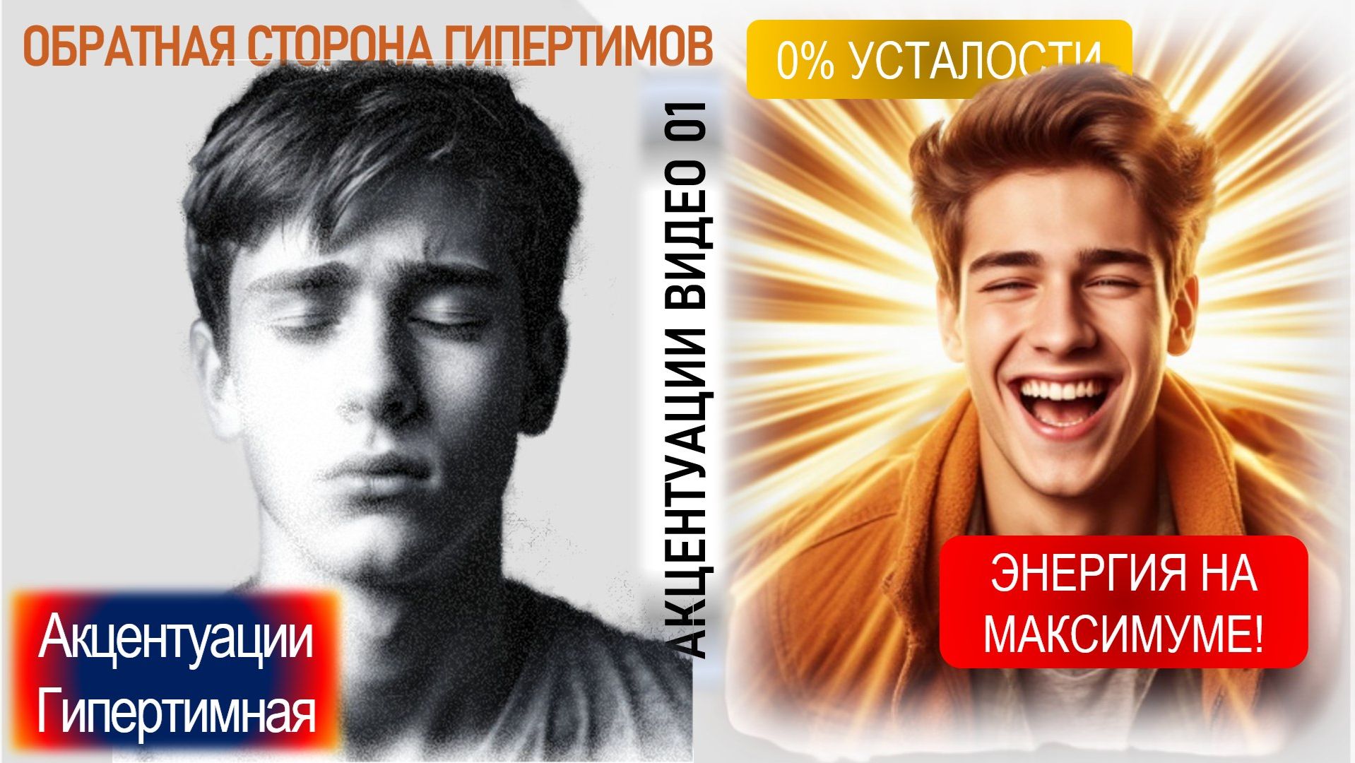Акцентуация: Гипертимный тип - 