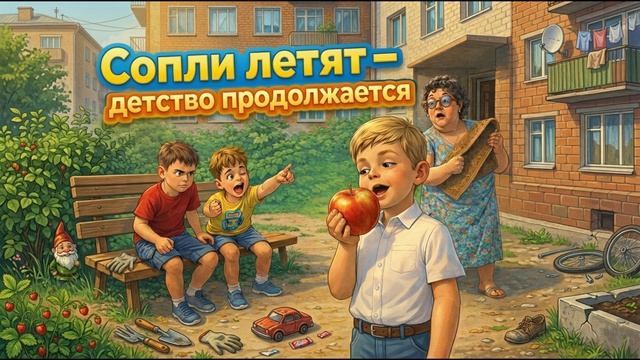 🤧 Сопли летят — детство продолжается! | Юмористический рассказ для детей