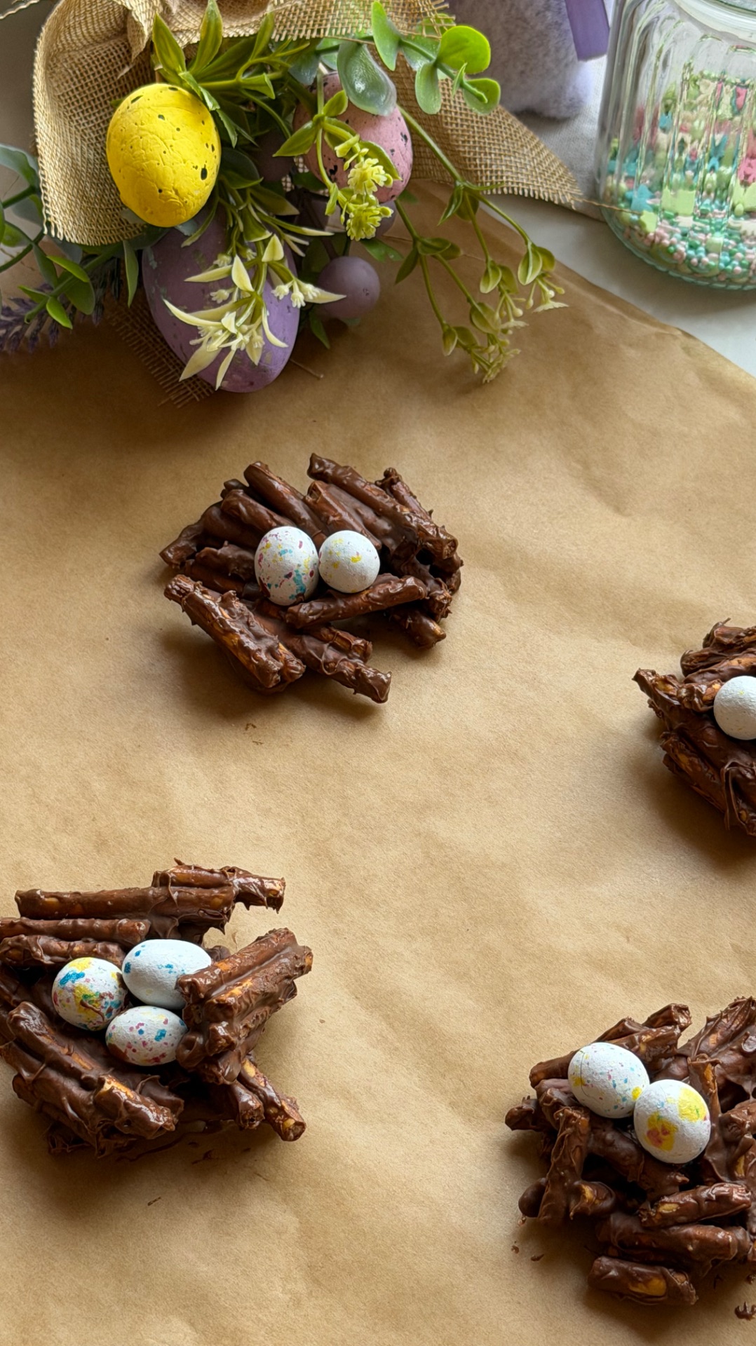 Гнезда 🪺 из шоколада. Готовлю в своем любимом аэрогриле DEMIAND❤️