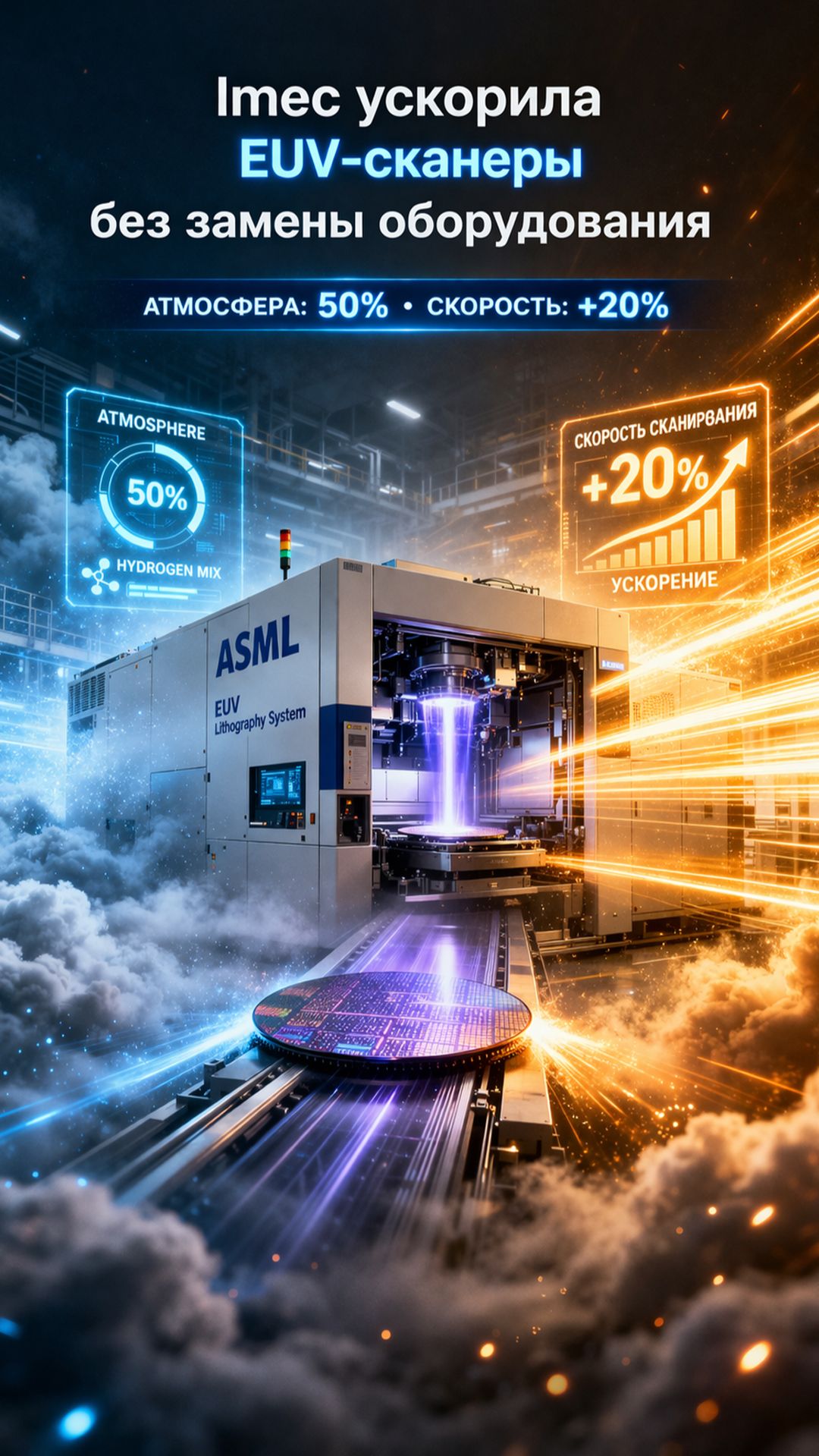 Как поднять Throughput EUV на 15–20%: новый режим PEB/PEO от Imec