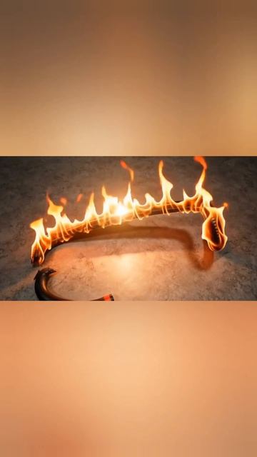 Карбоновый руль догорает