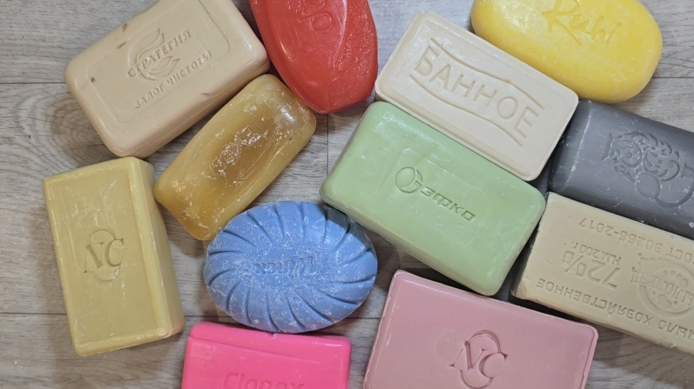 АСМР/ РЕЗКА МЫЛА