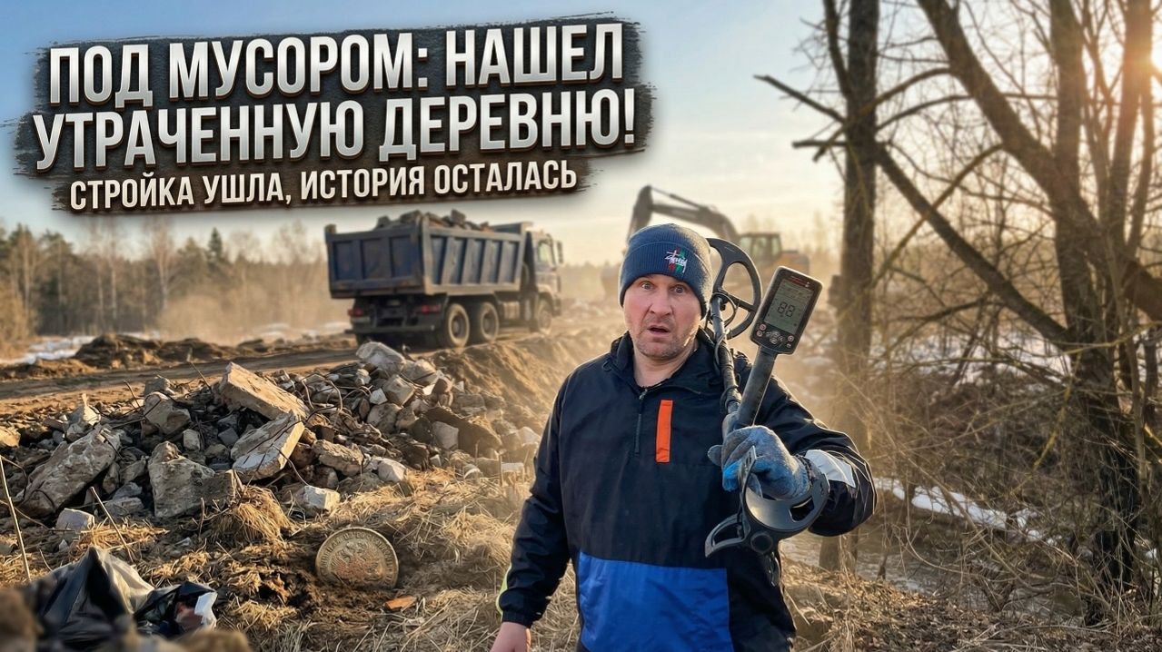 В это место свезли старую деревню. Коп с Nokta Legend 2