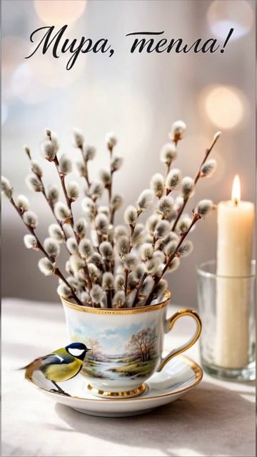 Мира, тепла. С ВЕРБНЫМ ВОСКРЕСЕНИЕМ! #лайк #подпишись