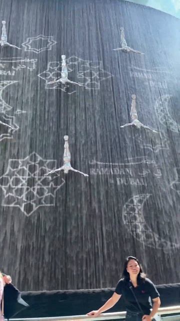 Не знаю почему, но этот водопад в Дубай Молле максимально залипателен