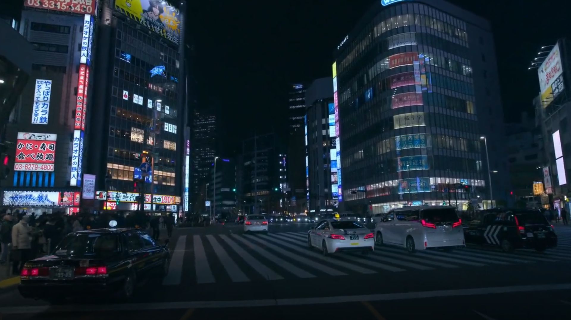 Tokyo Night Drive From Shinjuku HDR - Relaxing Piano Lofi