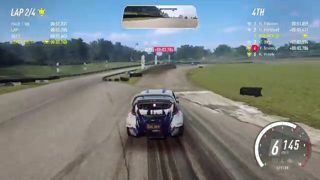 Dirt Rally 2.0 ралли-кросс полный привод