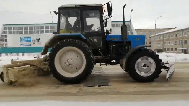 очистка дорог от снега 253 часть