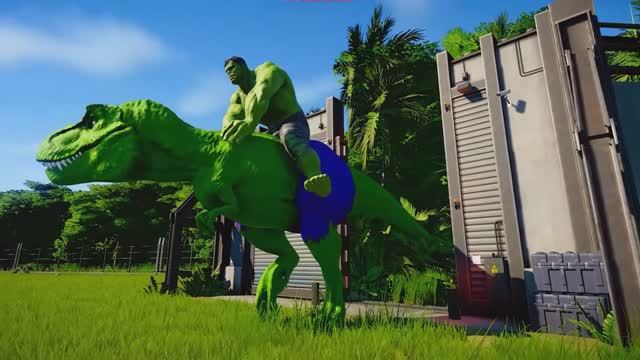 Динозавры. Битва Динозавров. Динозавр Халк.