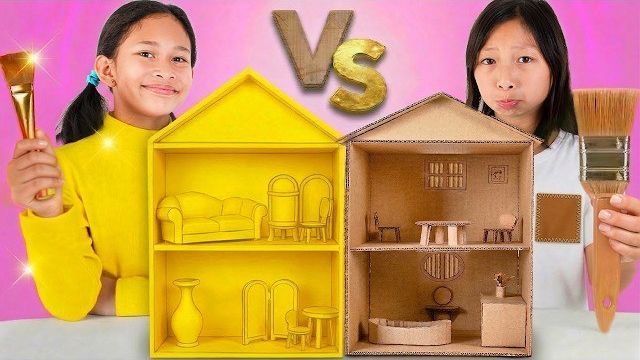 Toys And Colors На Русском • Приключение с картонными игрушками Андреа и Евы