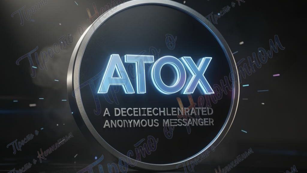 ATox - децентрализованный анонимный мессенджер.
