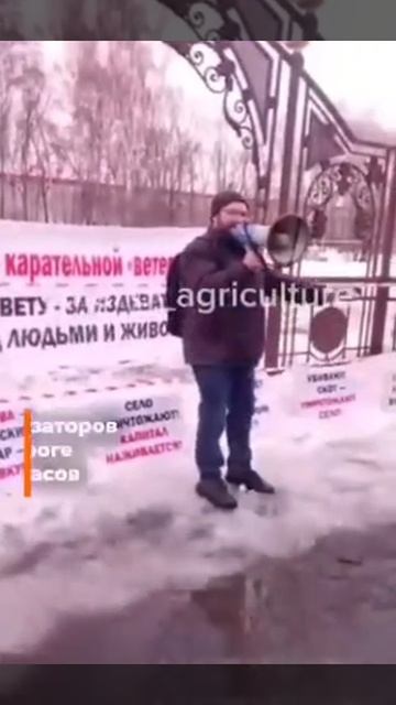 Митинг против уничтожения скота в Новосибирске всё-таки прошел.