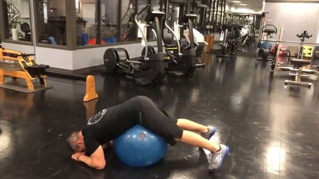 Обратная гиперэкстензия на мяче / Stability Ball Reverse Hip Extension