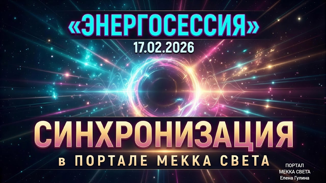 ЭНЕРГОСЕССИЯ 17.02.2026 СИНХРОНИЗАЦИЯ в ПОРТАЛЕ МЕККА СВЕТА