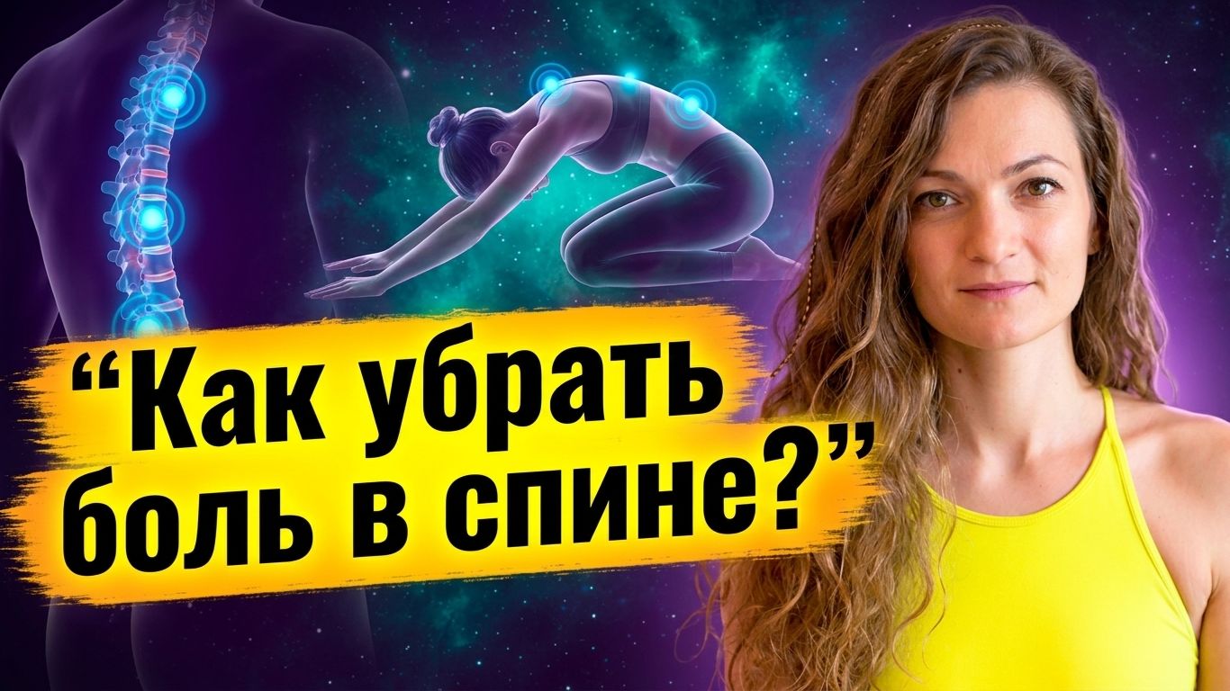 Почему болит поясница? Как убрать боль дома через йогатерапию — Яна Танас