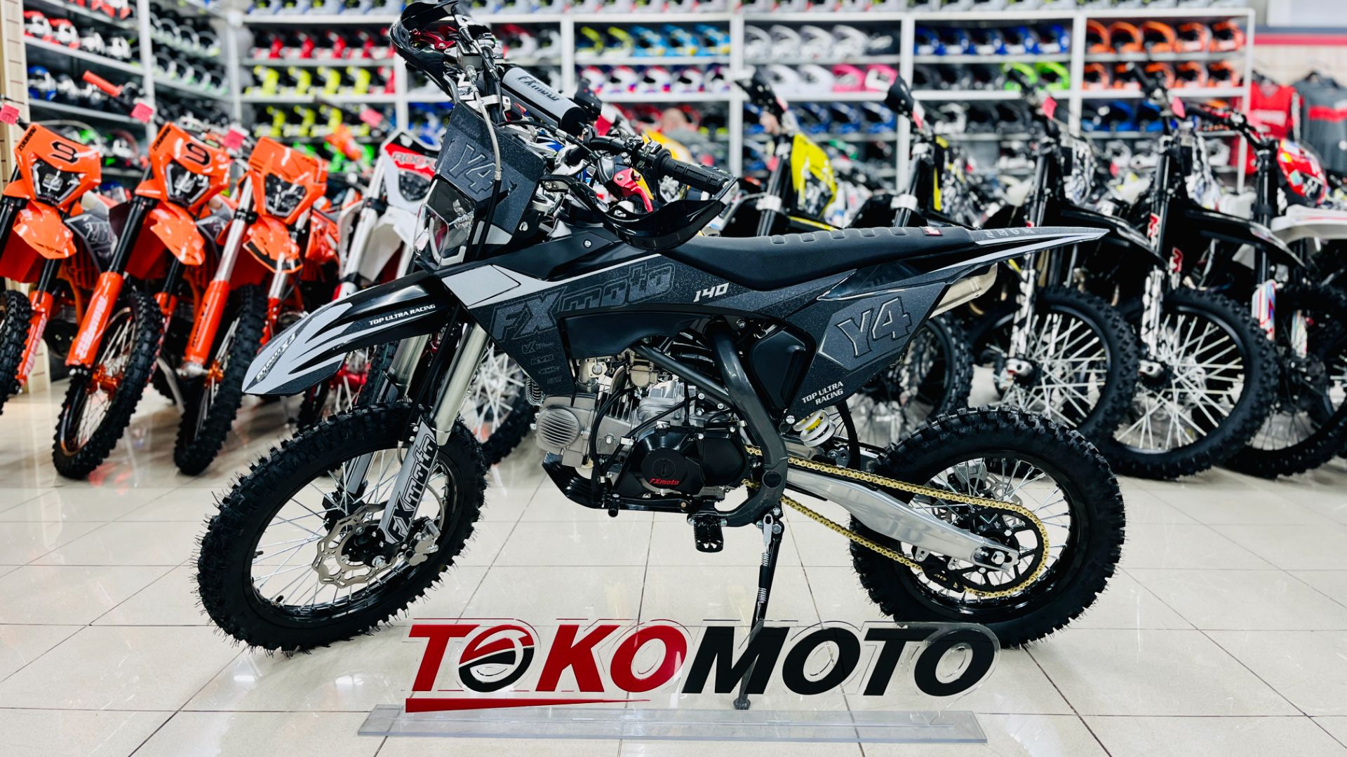 питбайк FX МОТО -Y4 чёрно-серый