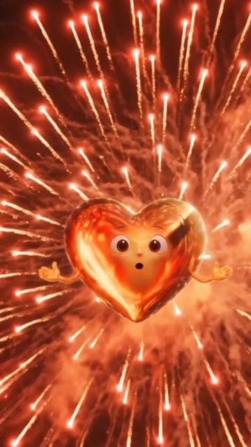 Фейерверк и солнце