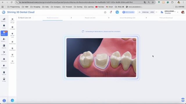 Вебинар по стоматологическому дизайну с использованием ИИ благодаря SHINING 3D