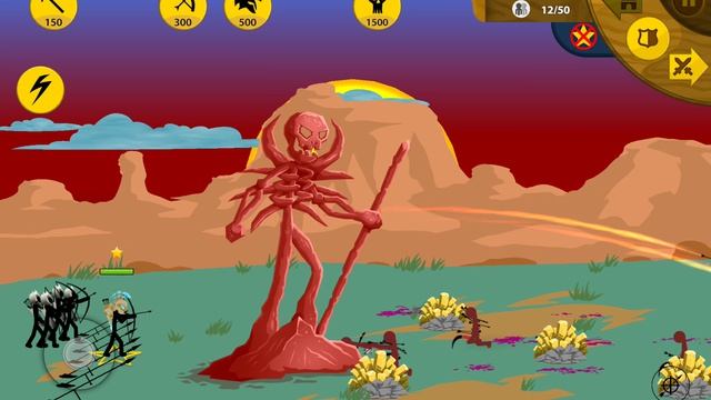 Stick War Legacy, миссия 387 (insane, без скинов, без баффов)