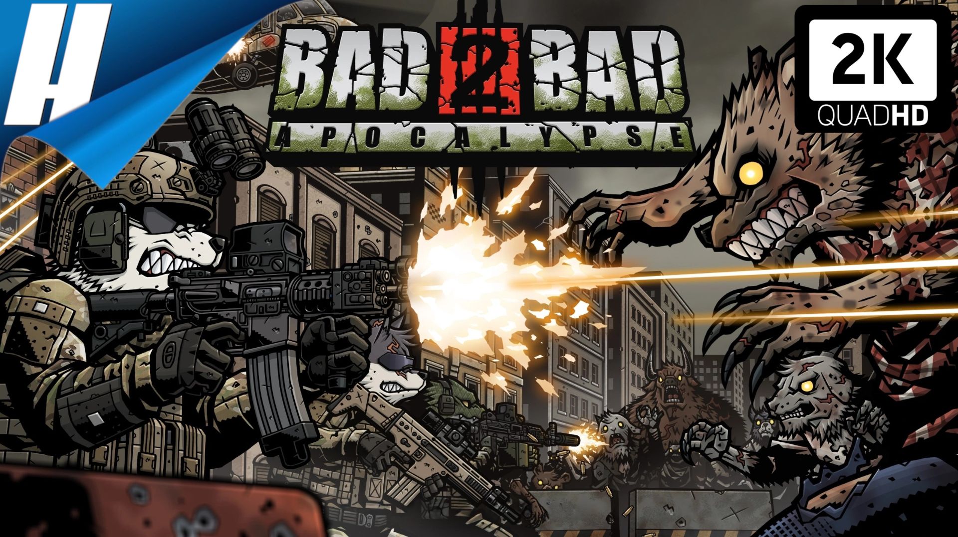 Bad 2 Bad: Apocalypse (Бэд 2 Бэд: Апокалипсис) ➤ ПУШИСТЫЙ ЗОМБИ-АПОКАЛИПСИС