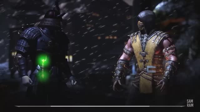 Mortal Kombat X - Шиннок Vs Скорпион. Фракционное убийство