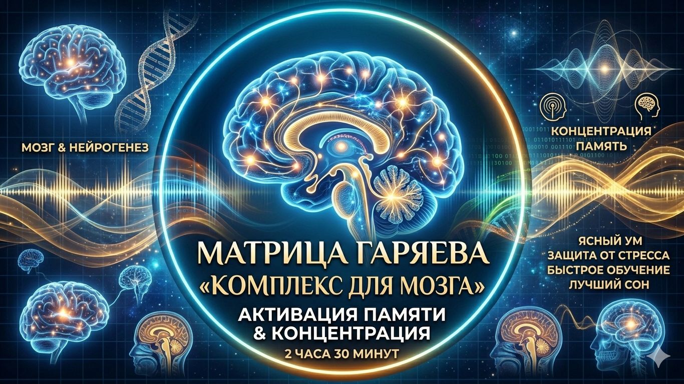 🧠 МАТРИЦА ГАРЯЕВА «КОМПЛЕКС ДЛЯ МОЗГА» 2026 — 2 ЧАСА 30 МИНУТ