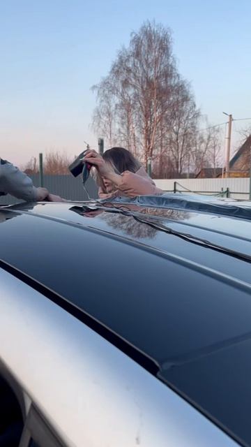 Оклейка крыши в полиуретановую пленку Audi A2