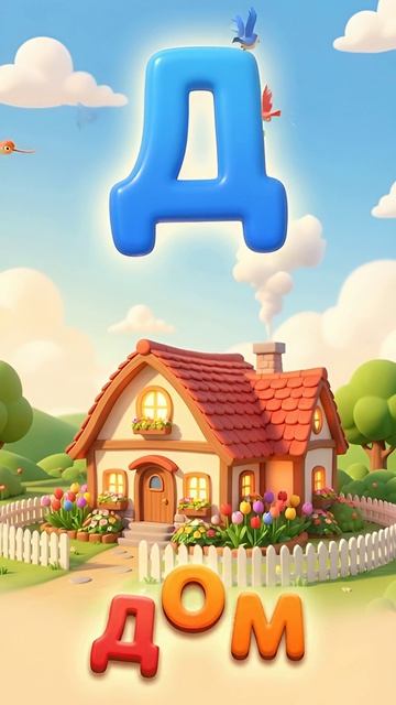 🏠 Буква Д — Дом!