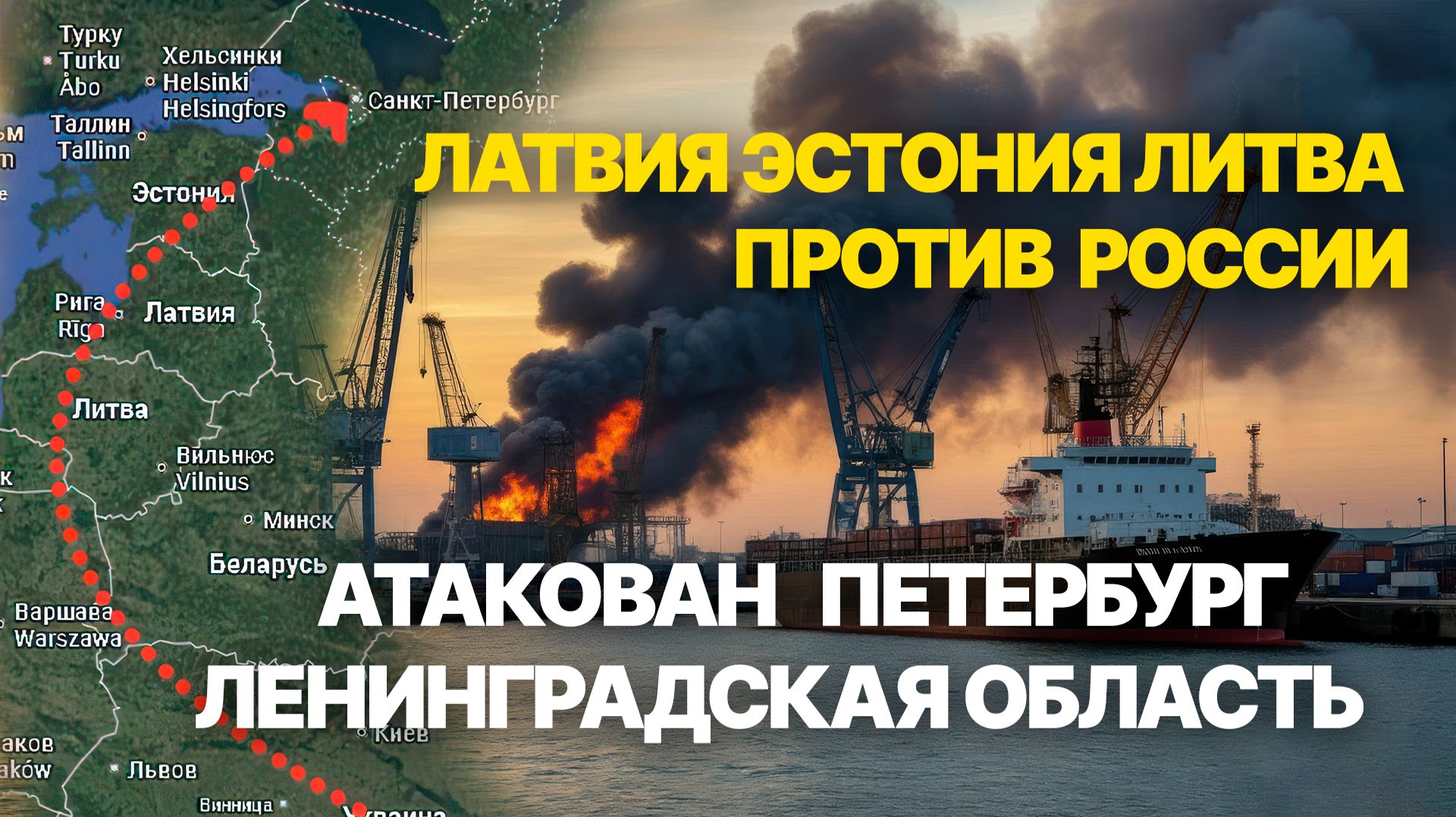 Ленобласть атакована с территории стран ЕС и НАТО. Латвия, Литва и Эстония  напали на РФ?