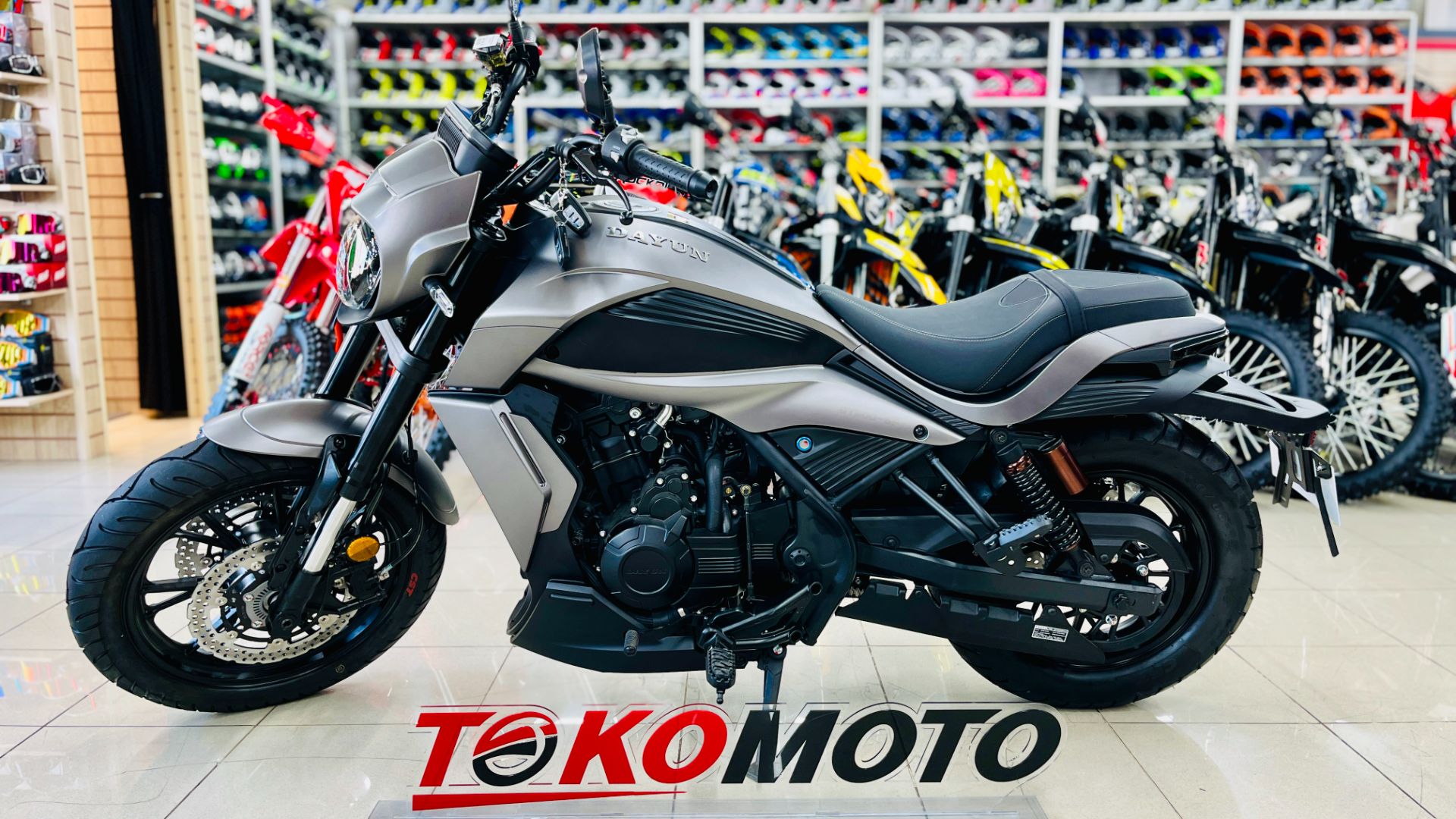 Мотоцикл DAYUN DY500-6F Grey-Серый (1)