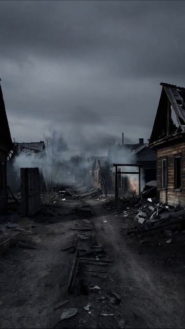Безысходность разрухи: мир, погруженный в забвение #апокалипсис #разрушение #потеря