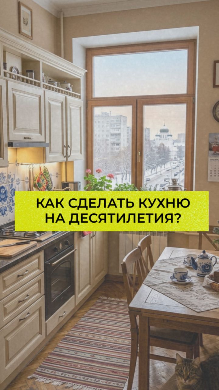 Как сделать кухню на десятилетия?