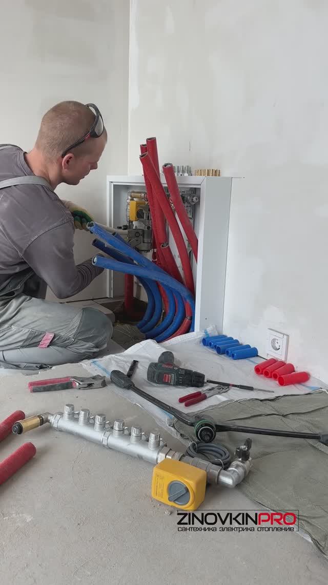 Сборка подключение коллекторного узла