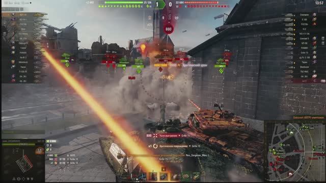 МИР ТАНКОВ  BZT-70 БЕЗ ГОЛДЫ 2600  С ВЫСТРЕЛА