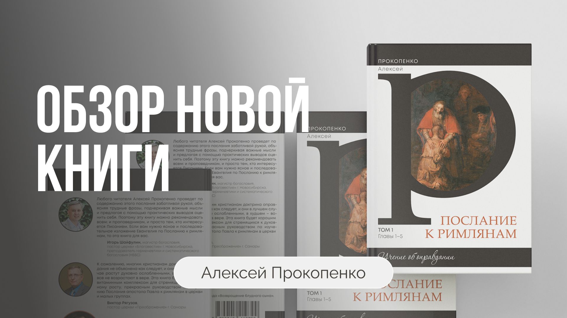 Комментарий на послание к Римлянам | Обзор книги | Алексей Прокопенко