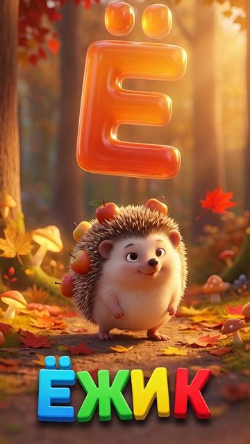 🦔 Буква Ё — Ёжик!