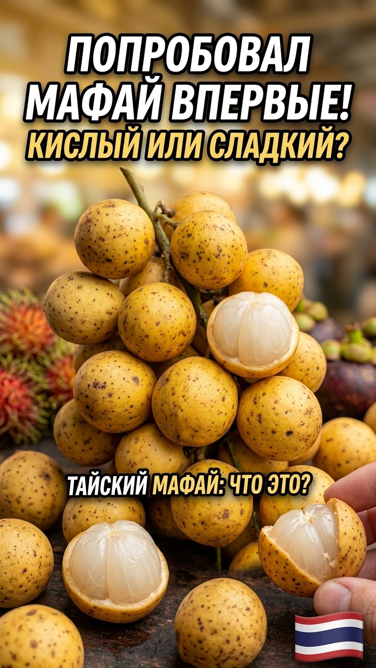 🇹🇭 ТАЙСКИЙ ФРУКТ-ЗАГАДКА: Пробую Мафай!