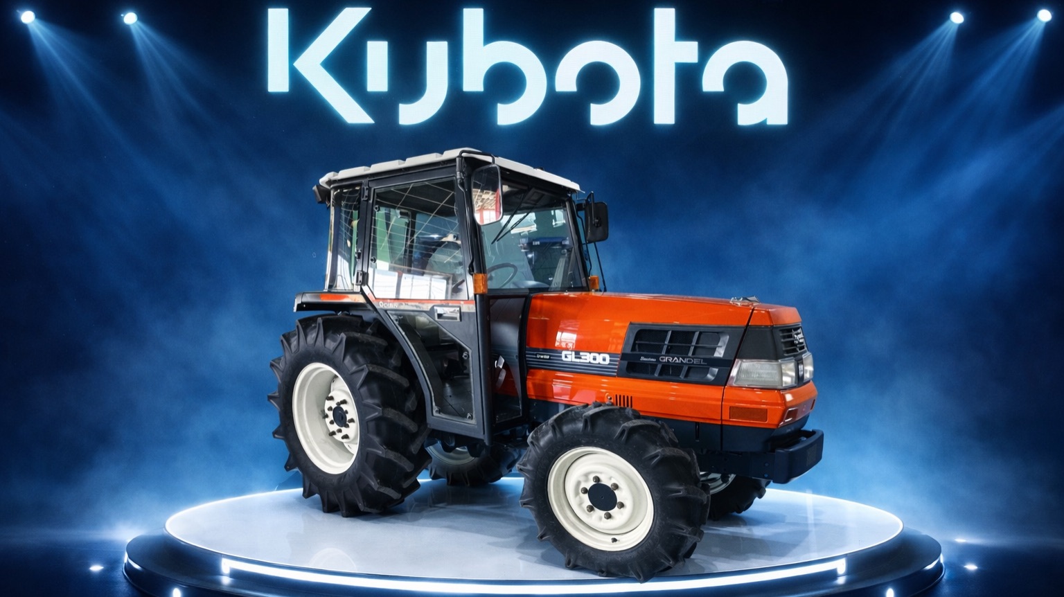 Японский мини-трактор KUBOTA GL-300 с ПСМ