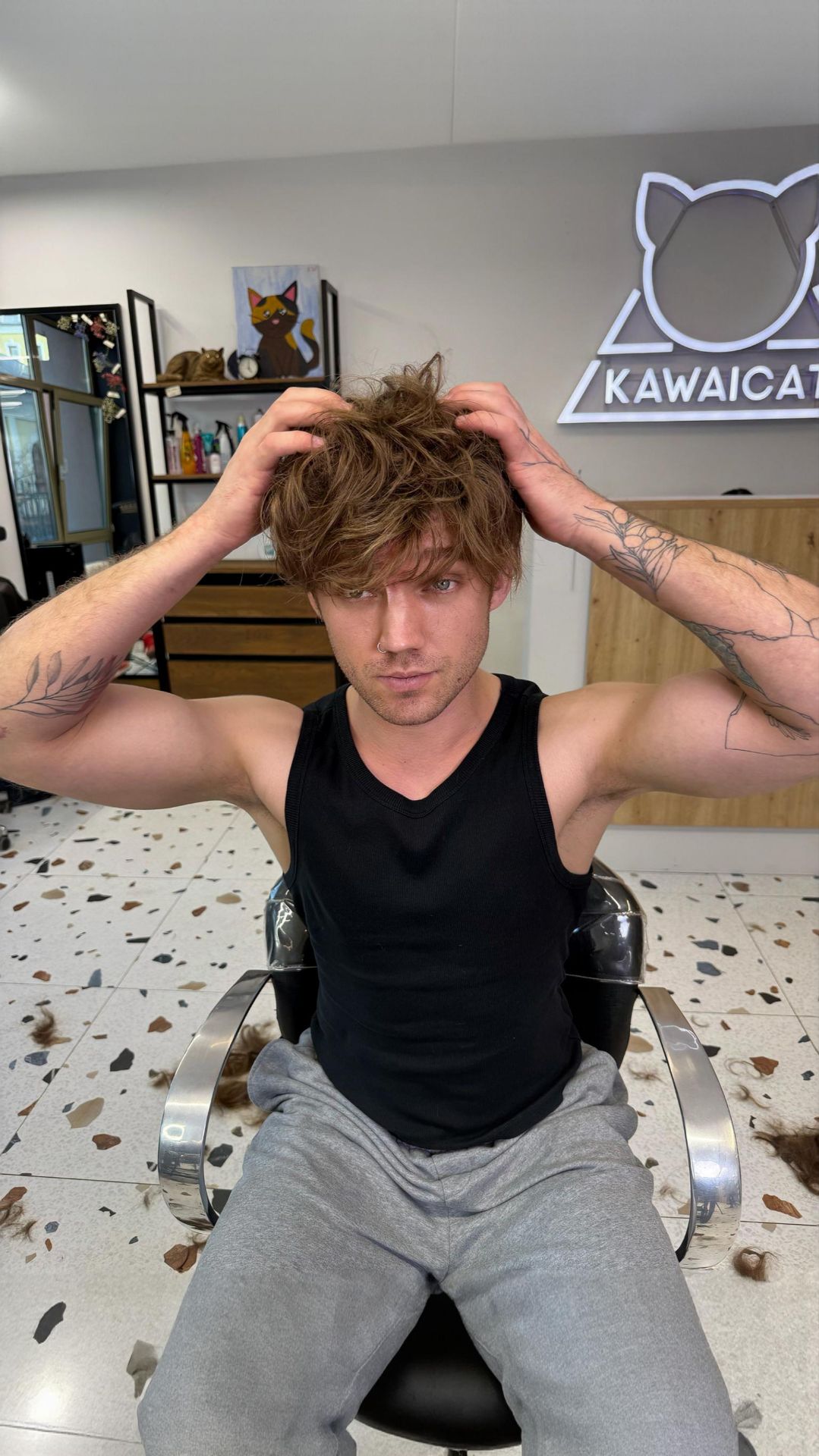 Мужская система замещения волос. Выполнена под заказ