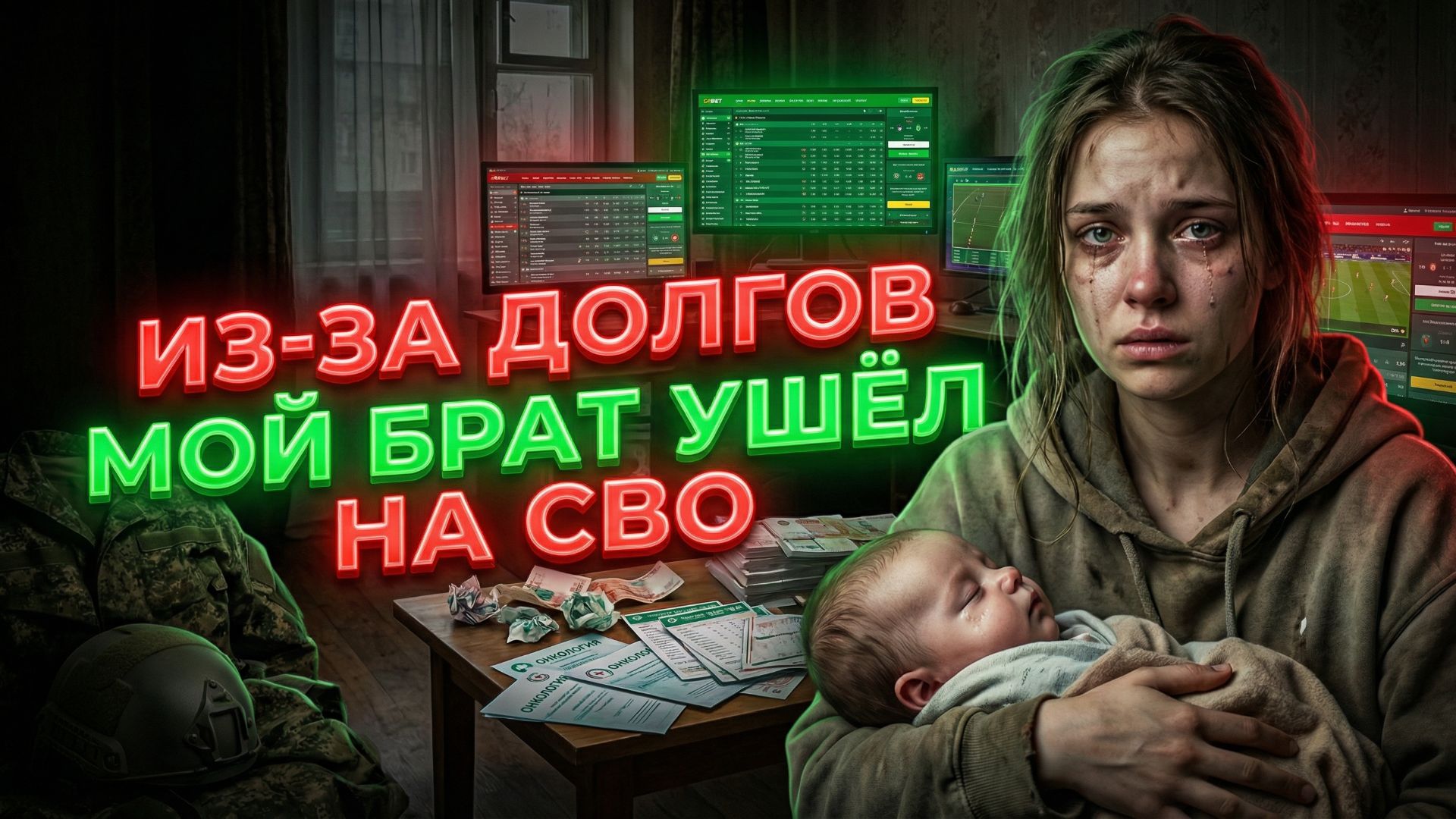 СТРАШНАЯ ПРАВДА О МОЕМ БРАТЕ: От вранья до СВО / Лудоманы, игроки / Ставки на спорт