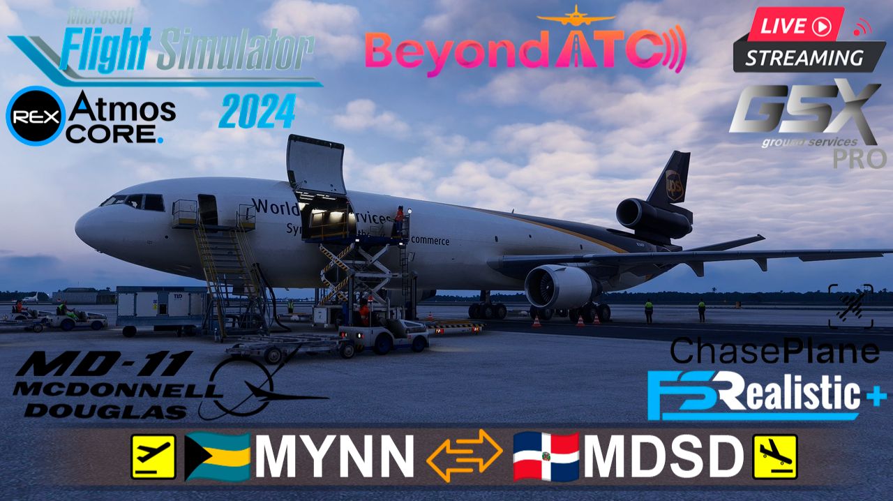 ✈️MSFS2024 | MD-11 TFDI UPS: Нассау(MYNN) ⇄ Санто-Доминго(MDSD) |📦 КАРИБСКИЙ ГРУЗОВОЙ ЭКСПРЕСС