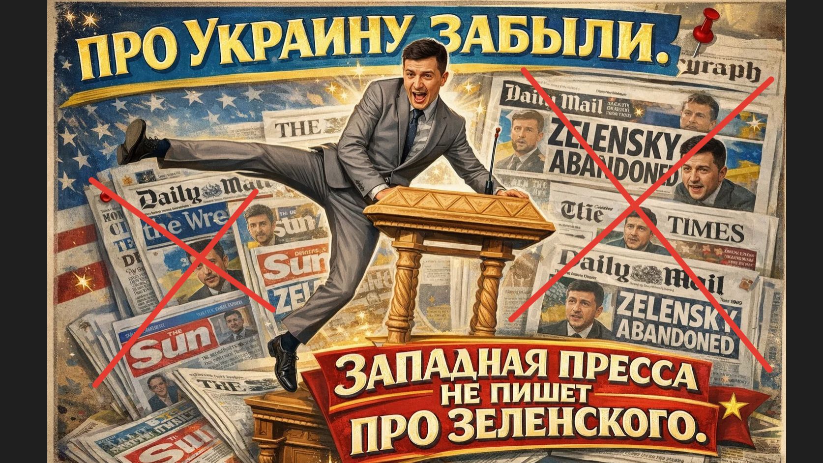 Украина исчезла из зарубежных СМИ.