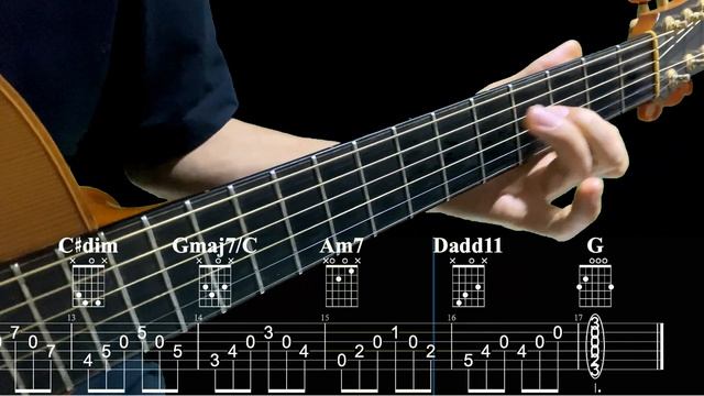 ИГРА АККОРДАМИ на Гитаре 030. Уроки Гитары. Аккорды и табы для Гитары Guitar B28
